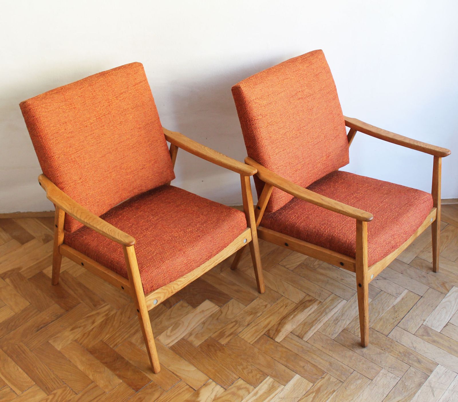 1960s Pair Of Mid Century Armchairs photo for sale