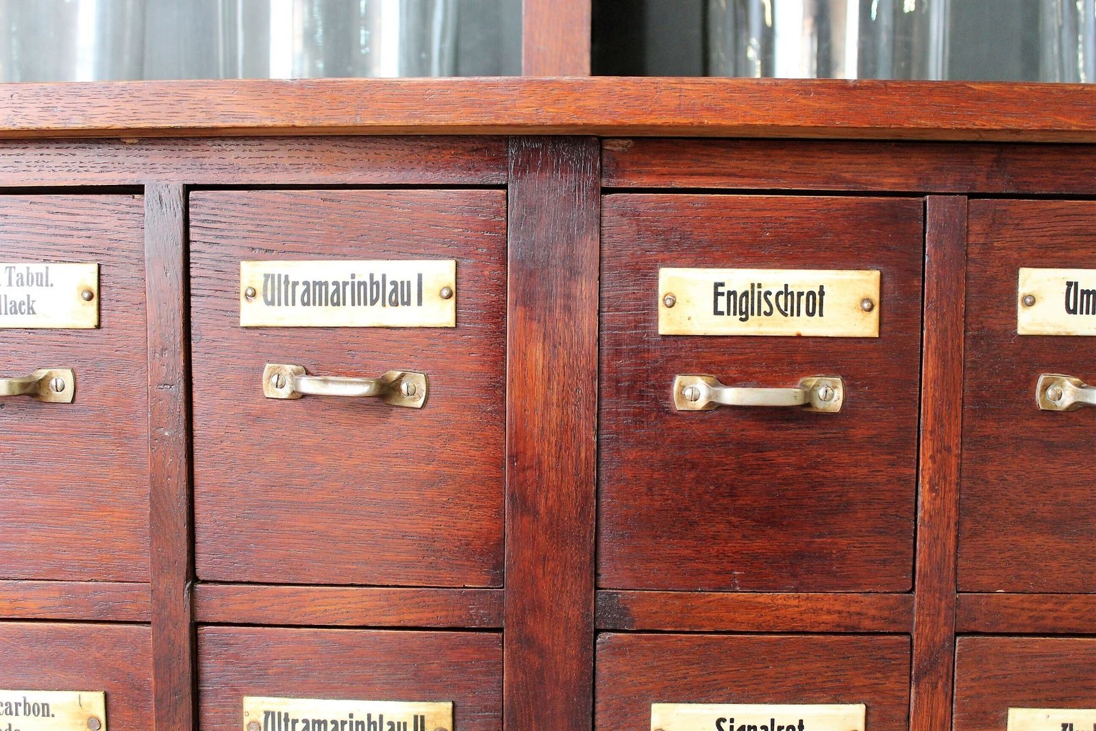Furniture Large Old German Apothecary/Chemists/Pharmacy Shop Display Bar Restaurant 1920s photo