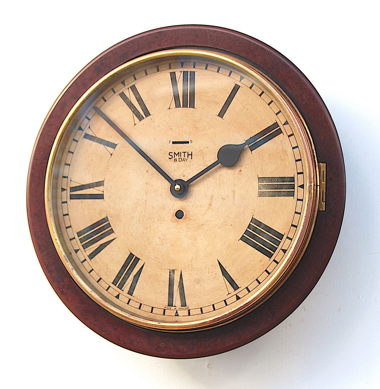 Earlier 20th Century  Smiths British Vintage Wall Clock. Fully Guaranteed. London Timepiece. photo furniture