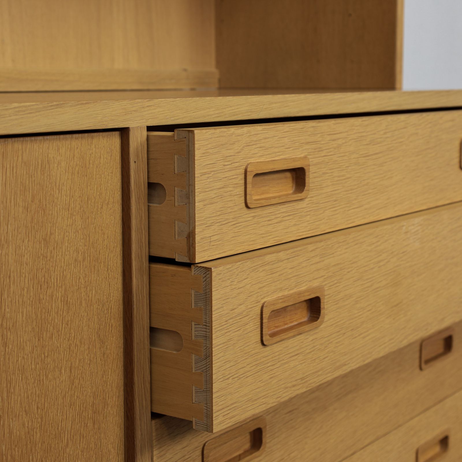 Danish Modern Oak Wall Cabinet By Poul Hundevad, Denmark 1960s photo buy