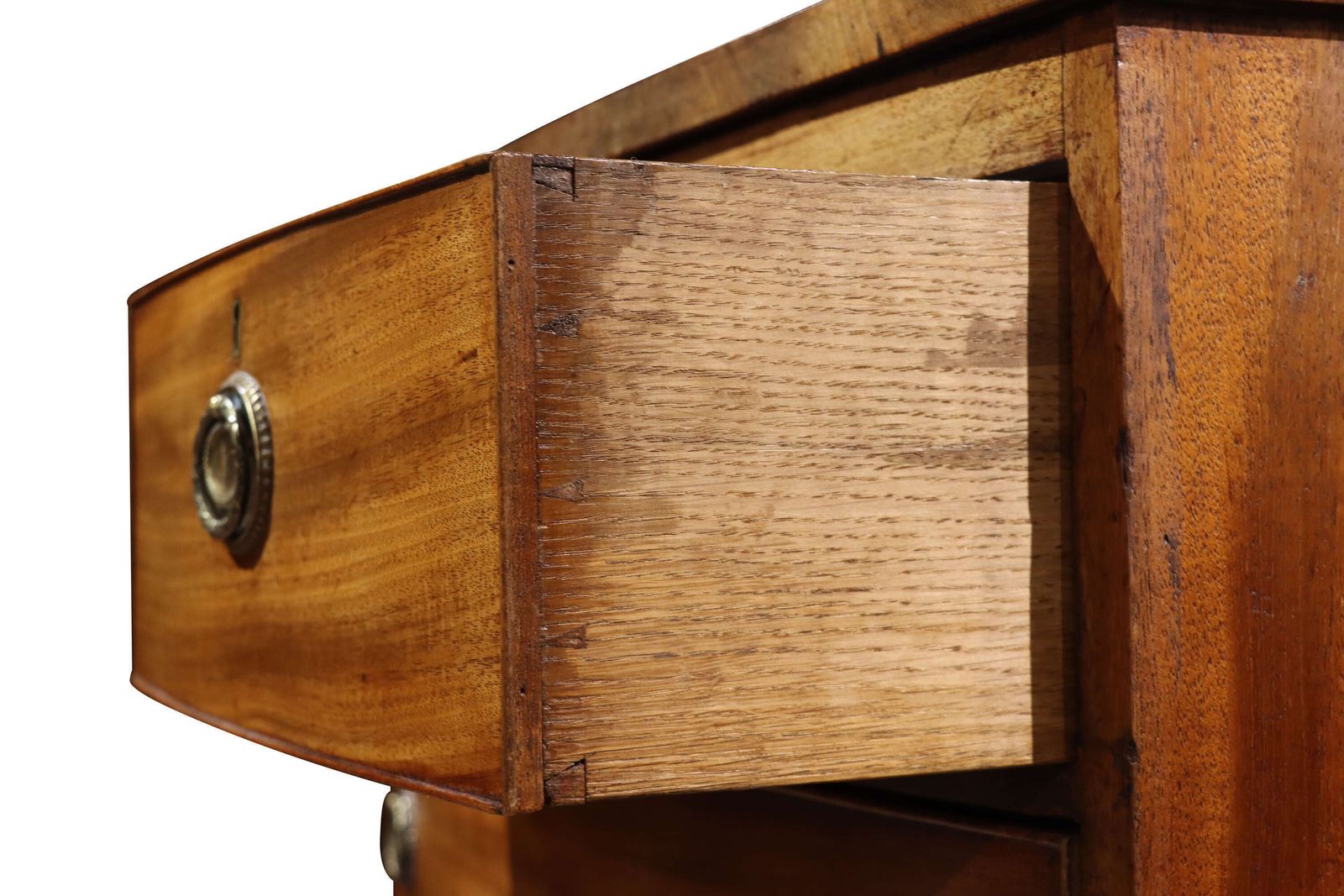 Small 19th Century Mahogany Bow Front Chest Of Drawers photo 1018.0