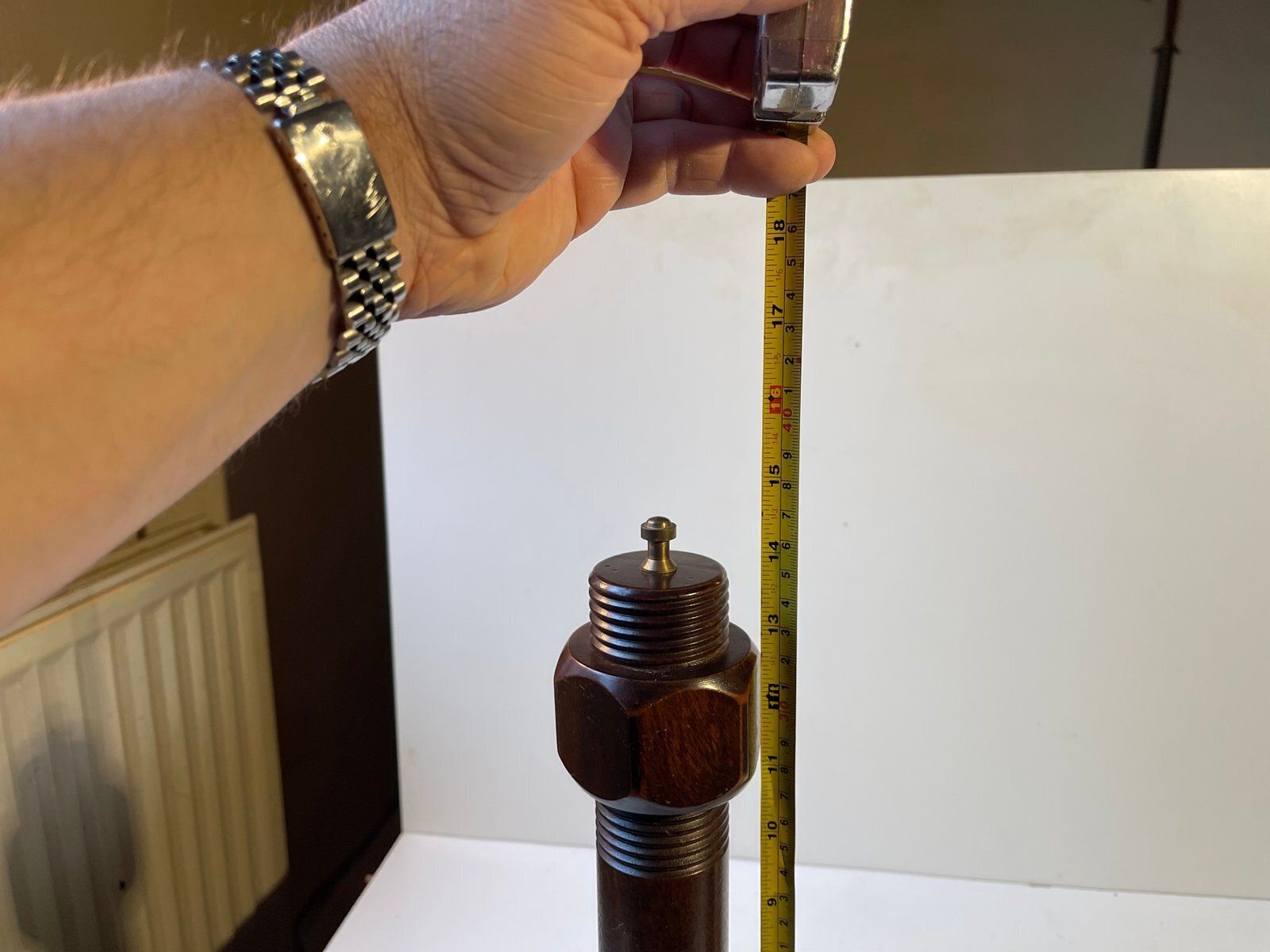 Large Mid Century Industrial Nut And Bolt Pepper And Salt Mill, 1970s, Set Of 2 photo buy