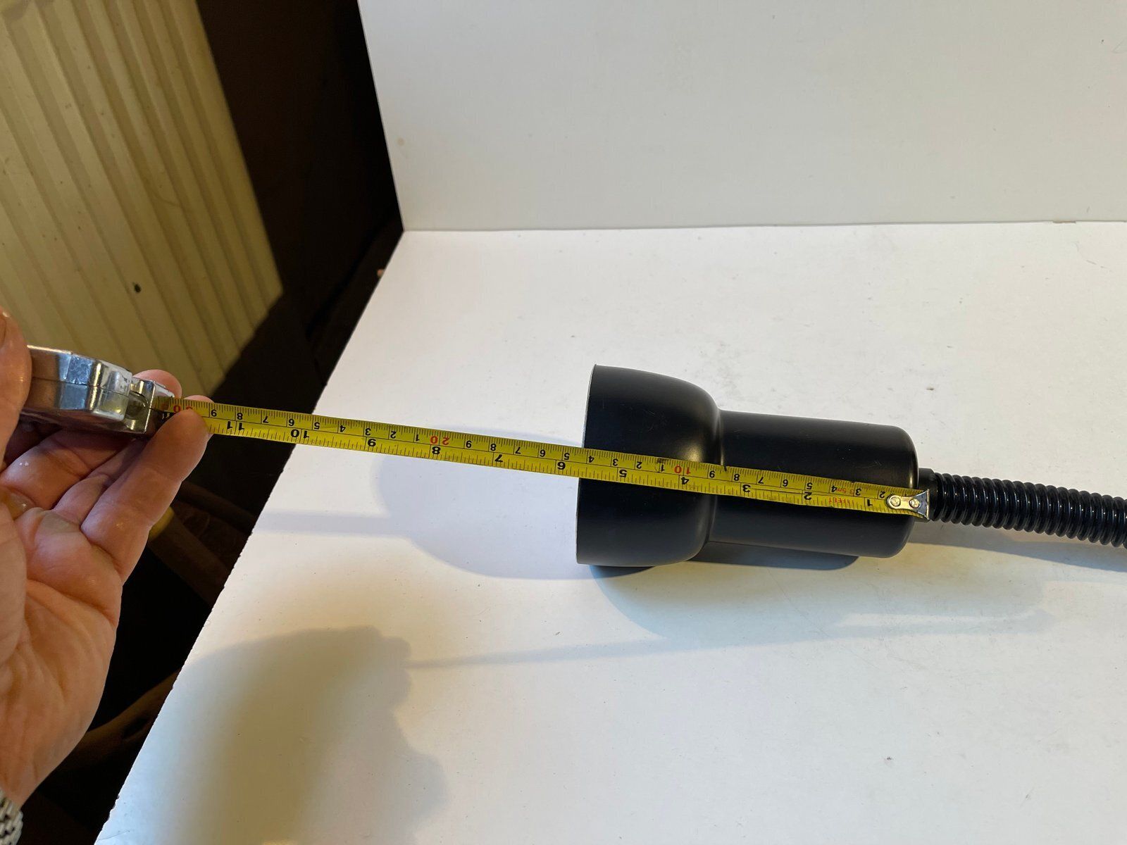 photo furniture Vintage Black Louis Clamp Wall Lamp From Louis Poulsen, 1970s