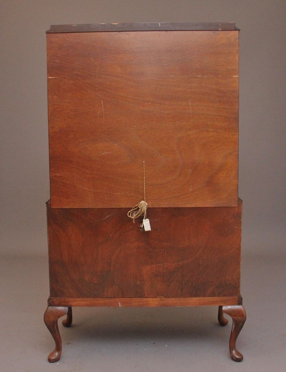 1950.0 Early 20th Century Burr Walnut Cocktail Cabinet photo