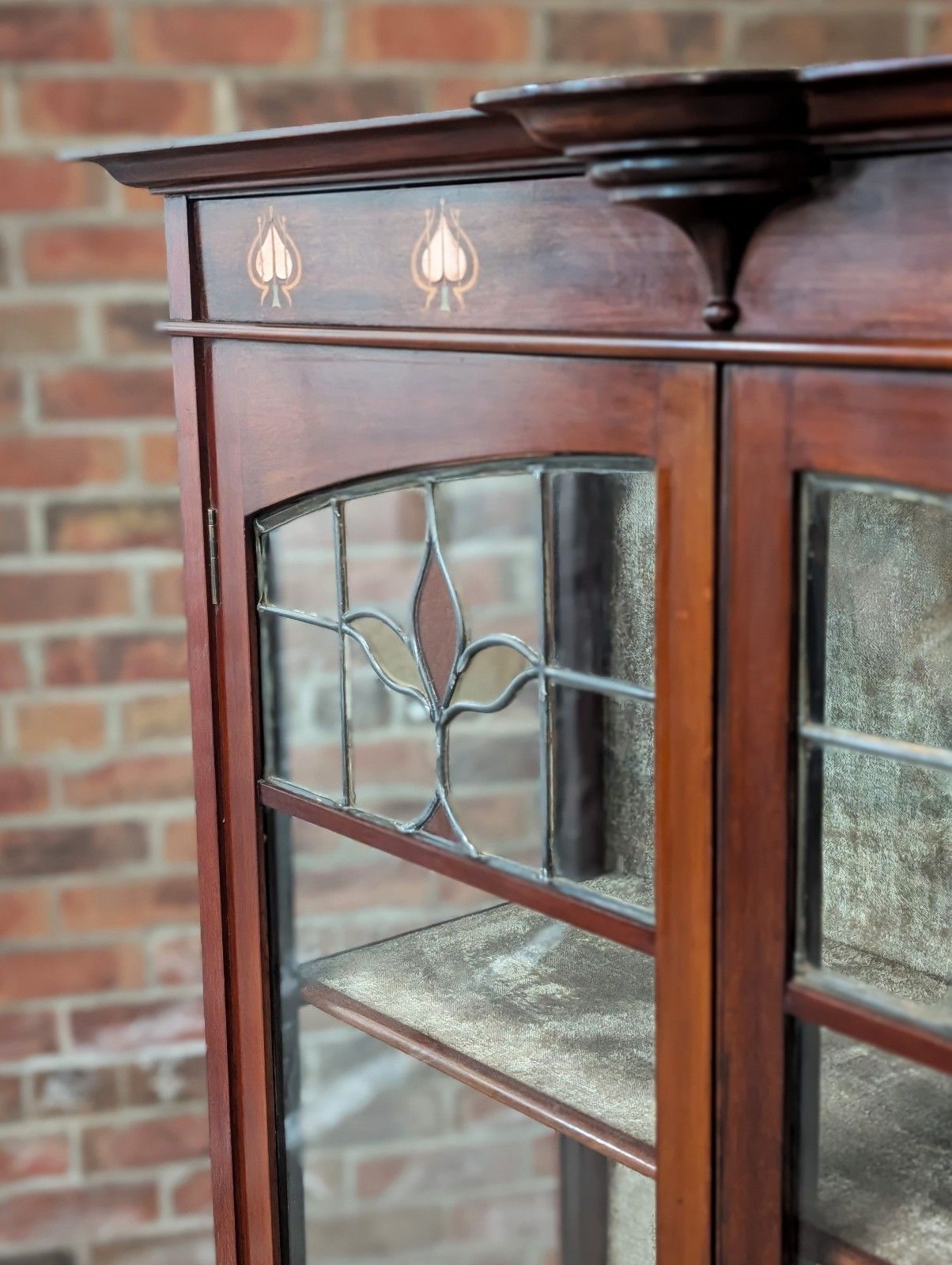 Antique Display Cabinet (Delivery Available) Art Nouveau Shapland & Petter photo Furniture