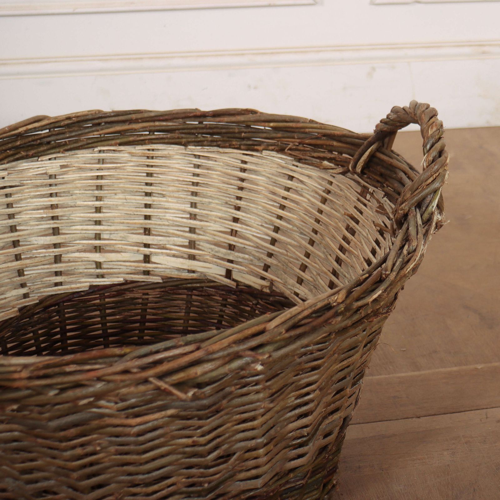 Wicker Log Basket photo furniture