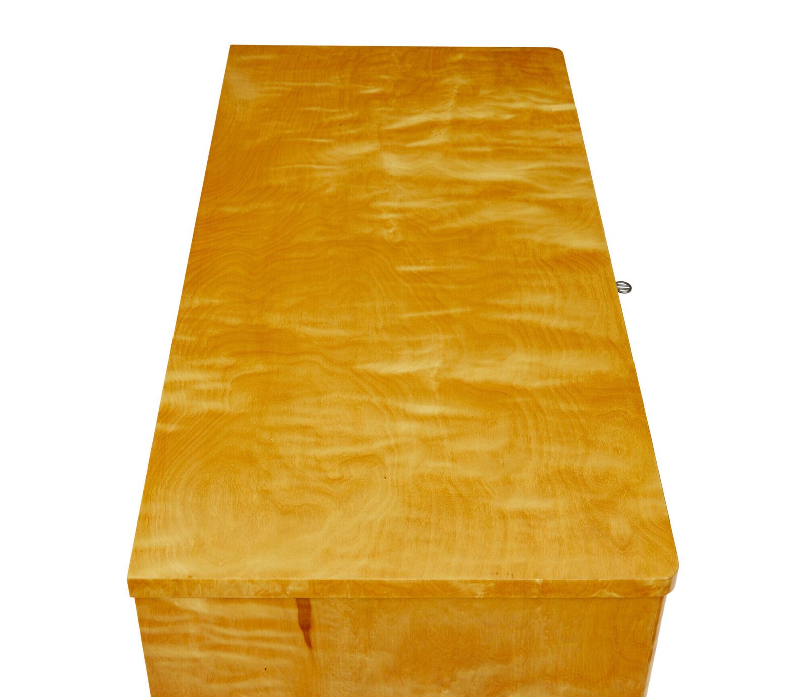 Swedish Mid Century Inlaid Birch Chest Of Drawers. photo 1815.0