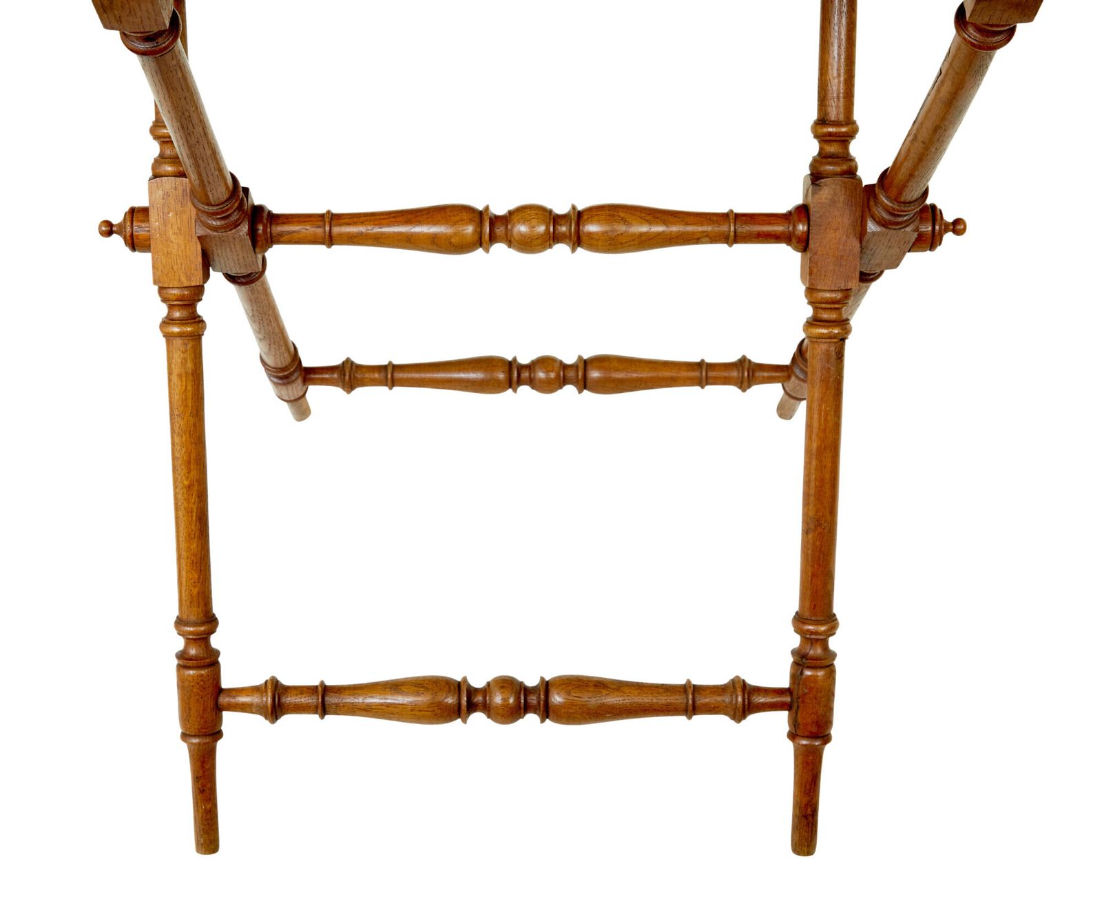 19th Century Carved Oak Butlers Tray On Stand. photo vinterior