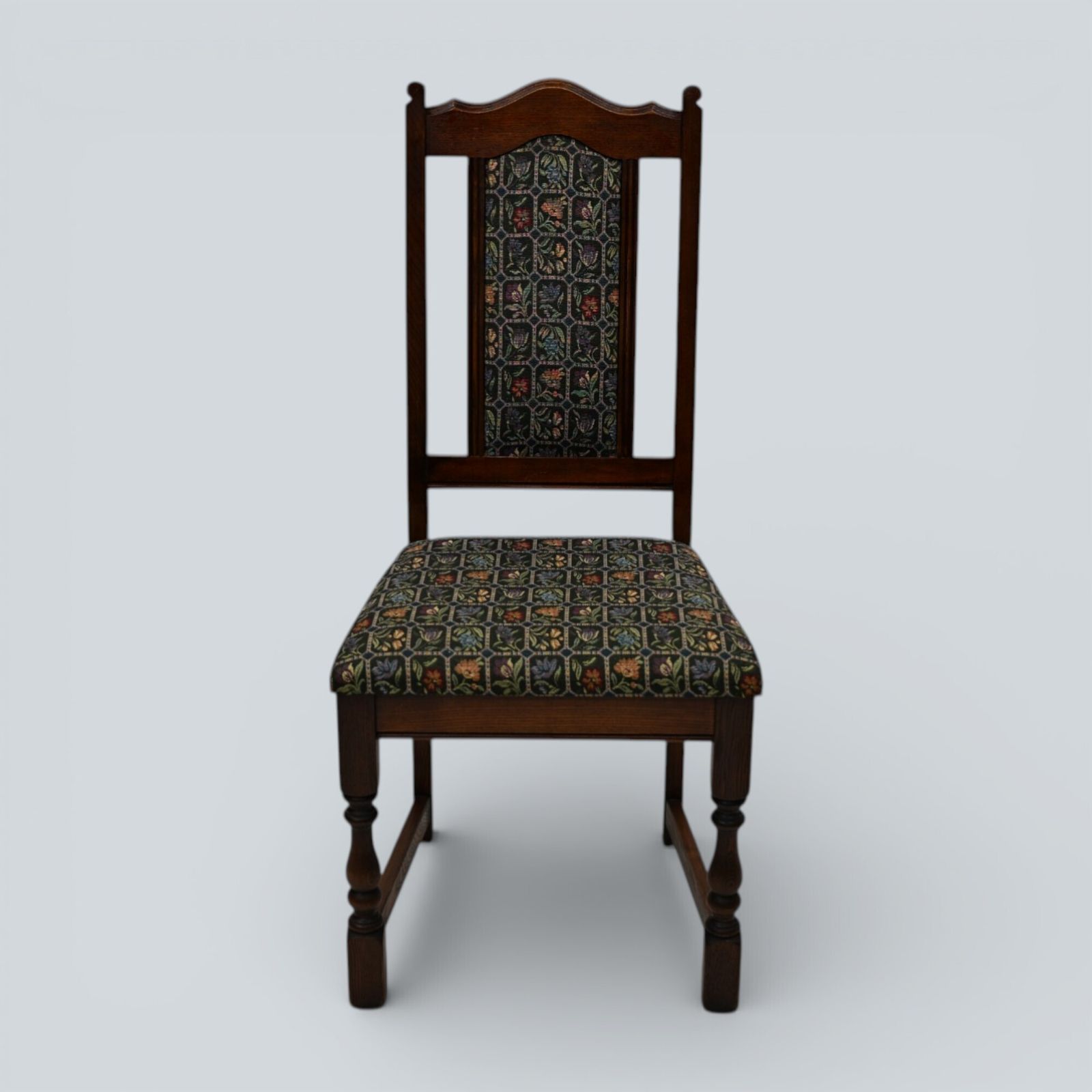 6 Old Charm Dining Chairs Oak Frame Tudor Brown Widford Green Free Uk Delivery photo for sale