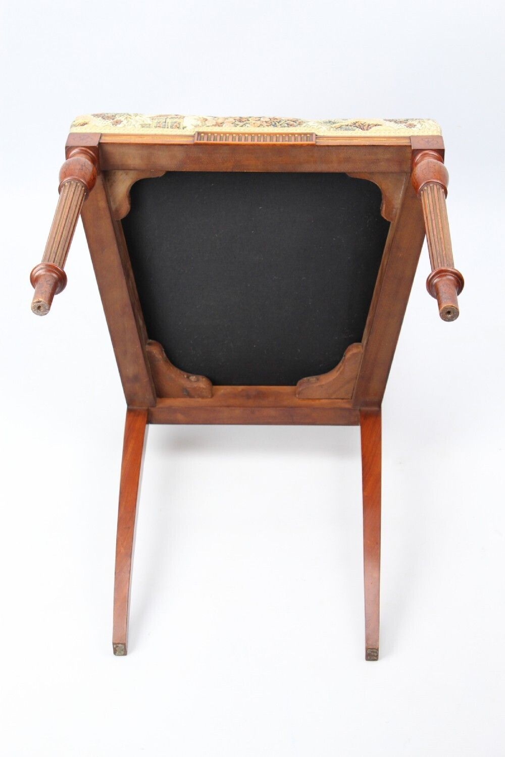Edwardian Arts & Crafts Walnut & Gilt Side Chair photo 250.0