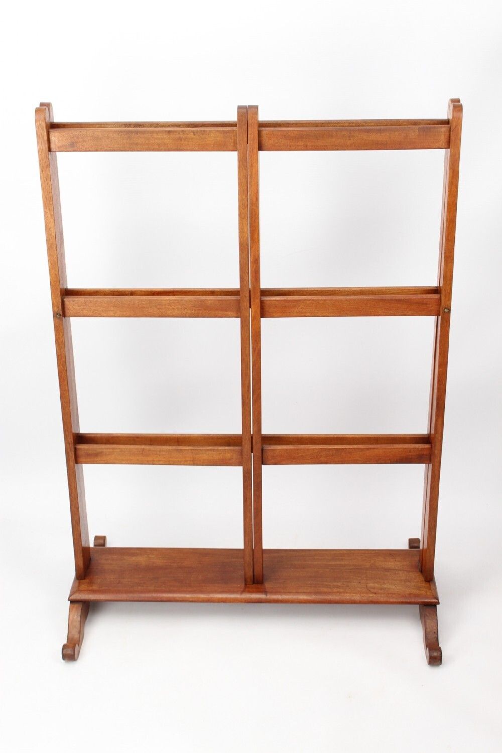 Victorian Mahogany Folding Cheval Towel Rail photo furniture