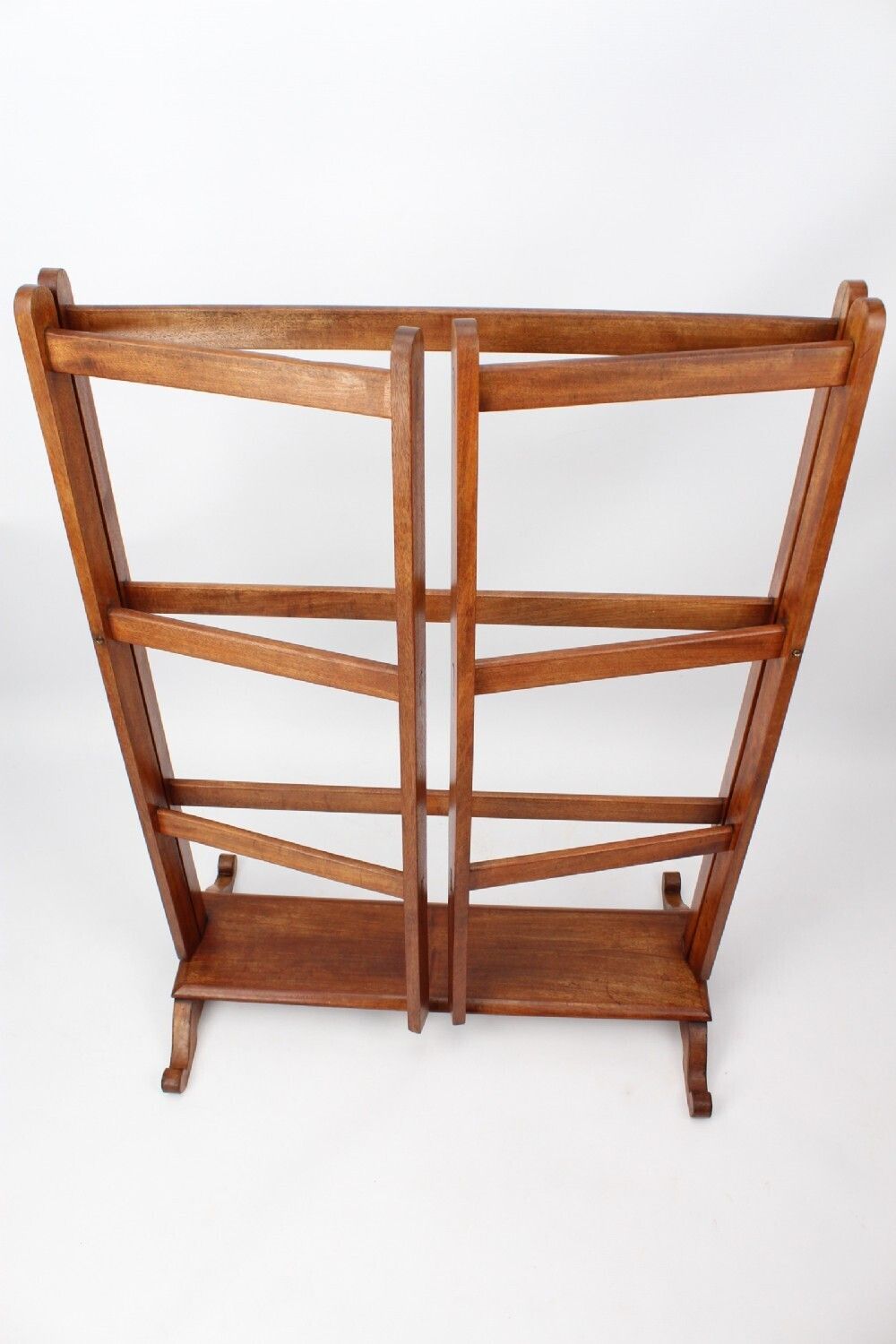 Victorian Mahogany Folding Cheval Towel Rail photo vinterior