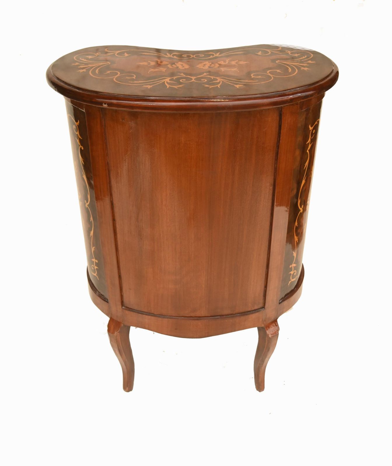 Pair French Nightstands Kidney Bean Bedside Chests Louis XV photo furniture