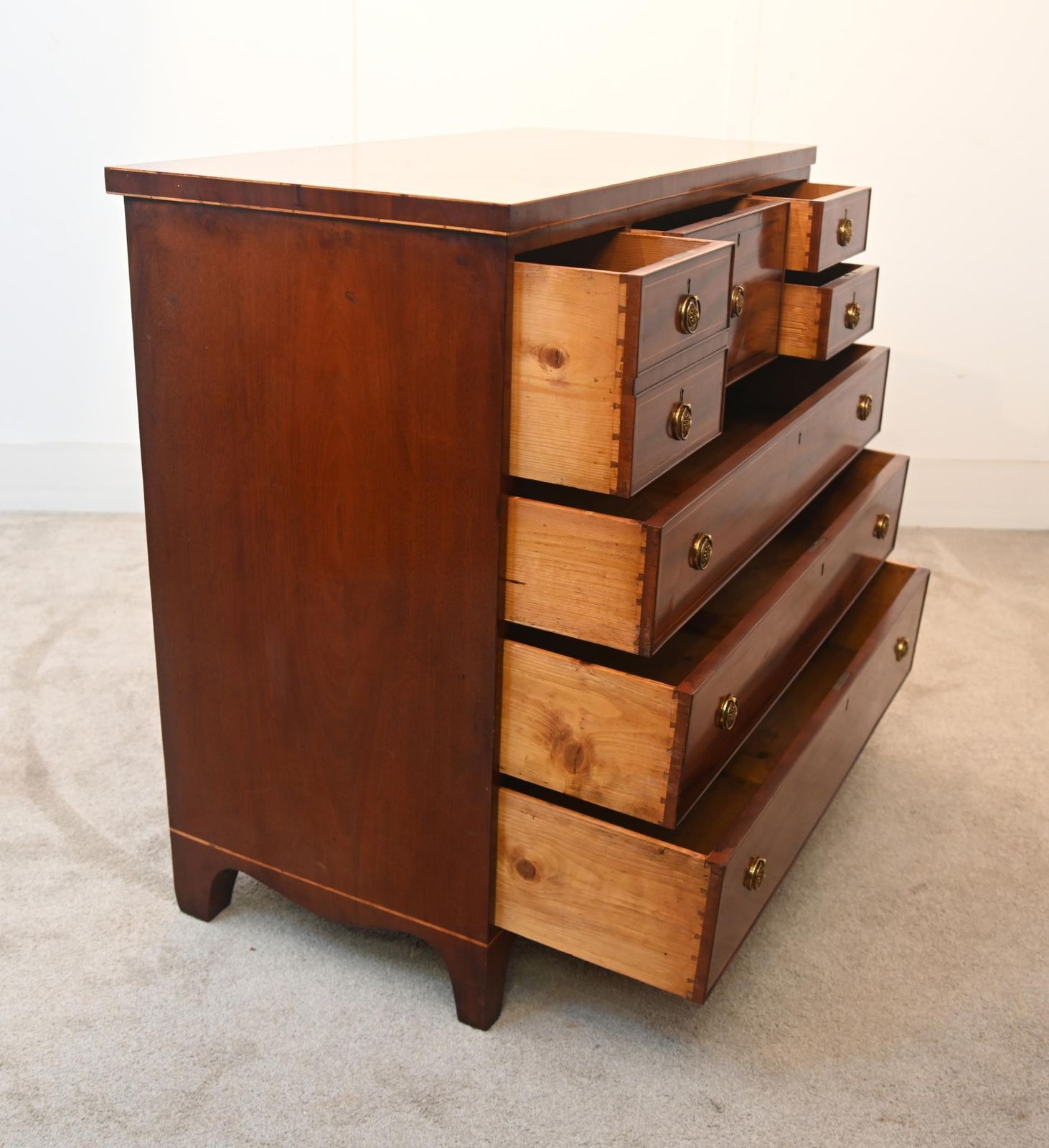 photo for sale Scottish Georgian Chest Drawers Mahogany 1820 Sheraton