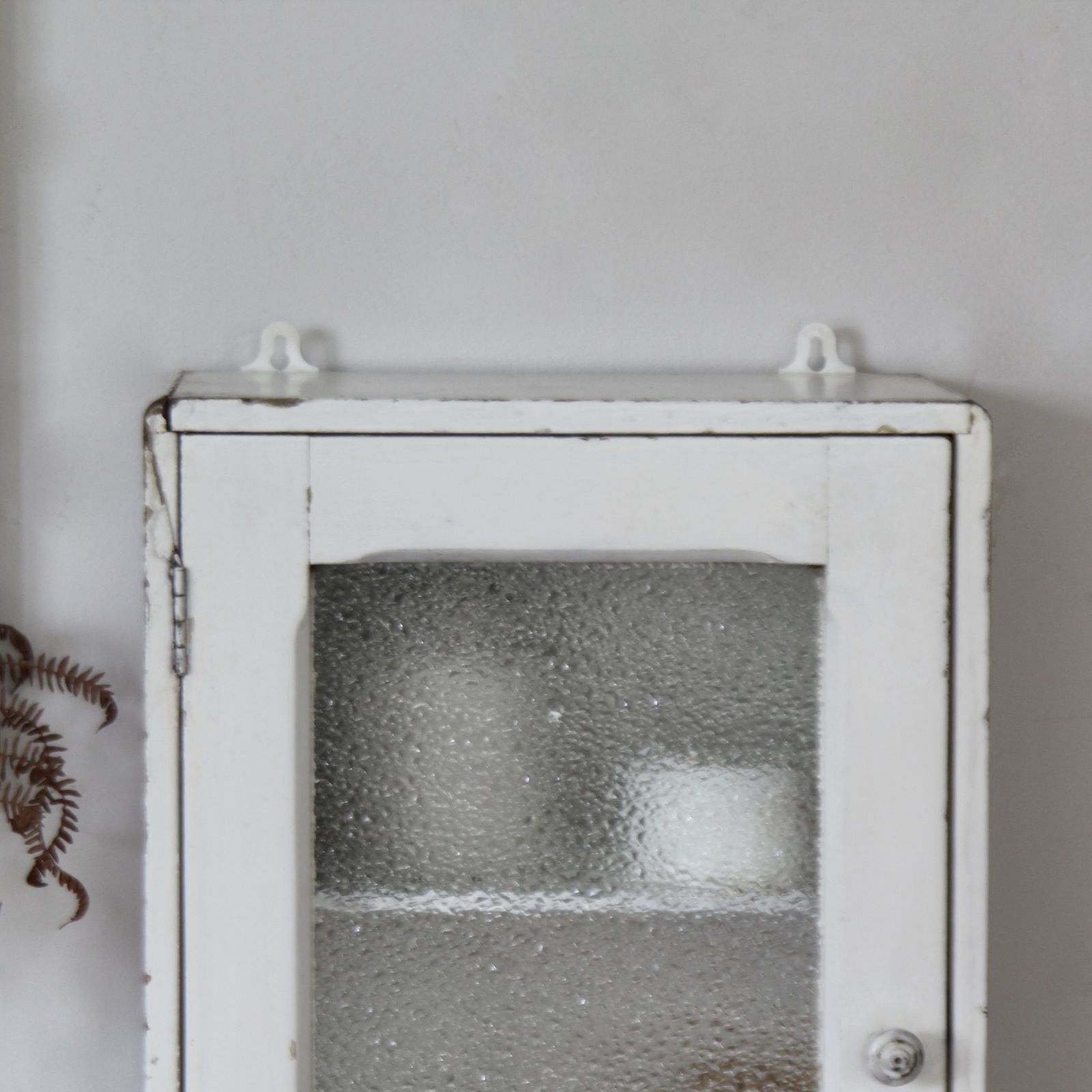 Antique French Glass Bathroom Cabinet photo for sale