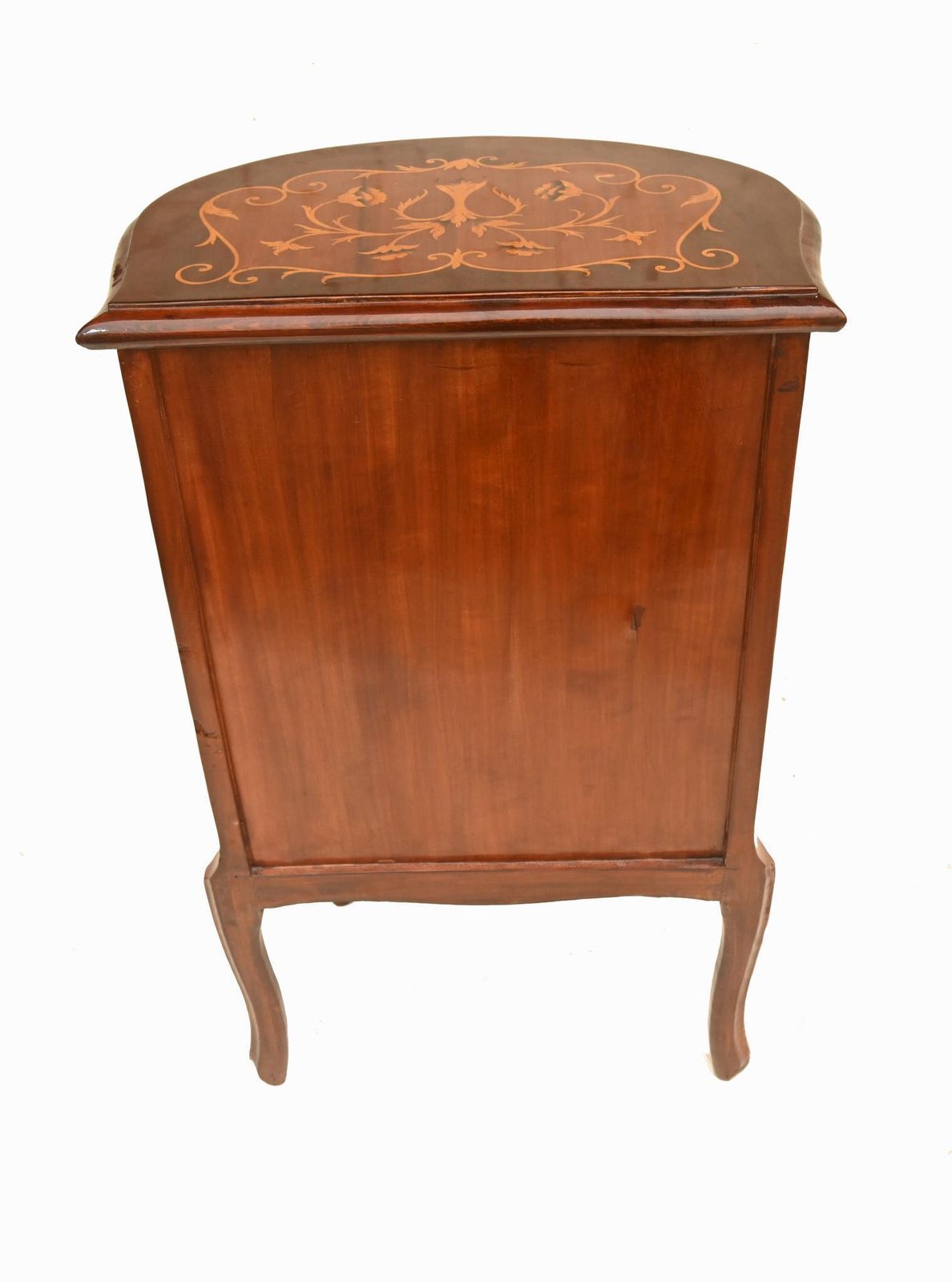 Pair French Bedside Cabinets Inlay Nightstands Louis XV Revival photo Furniture