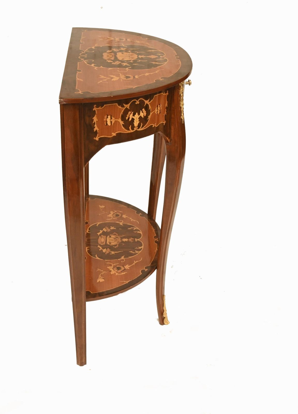 Pair French Console Tables Louis XVI Revival Side photo vintage