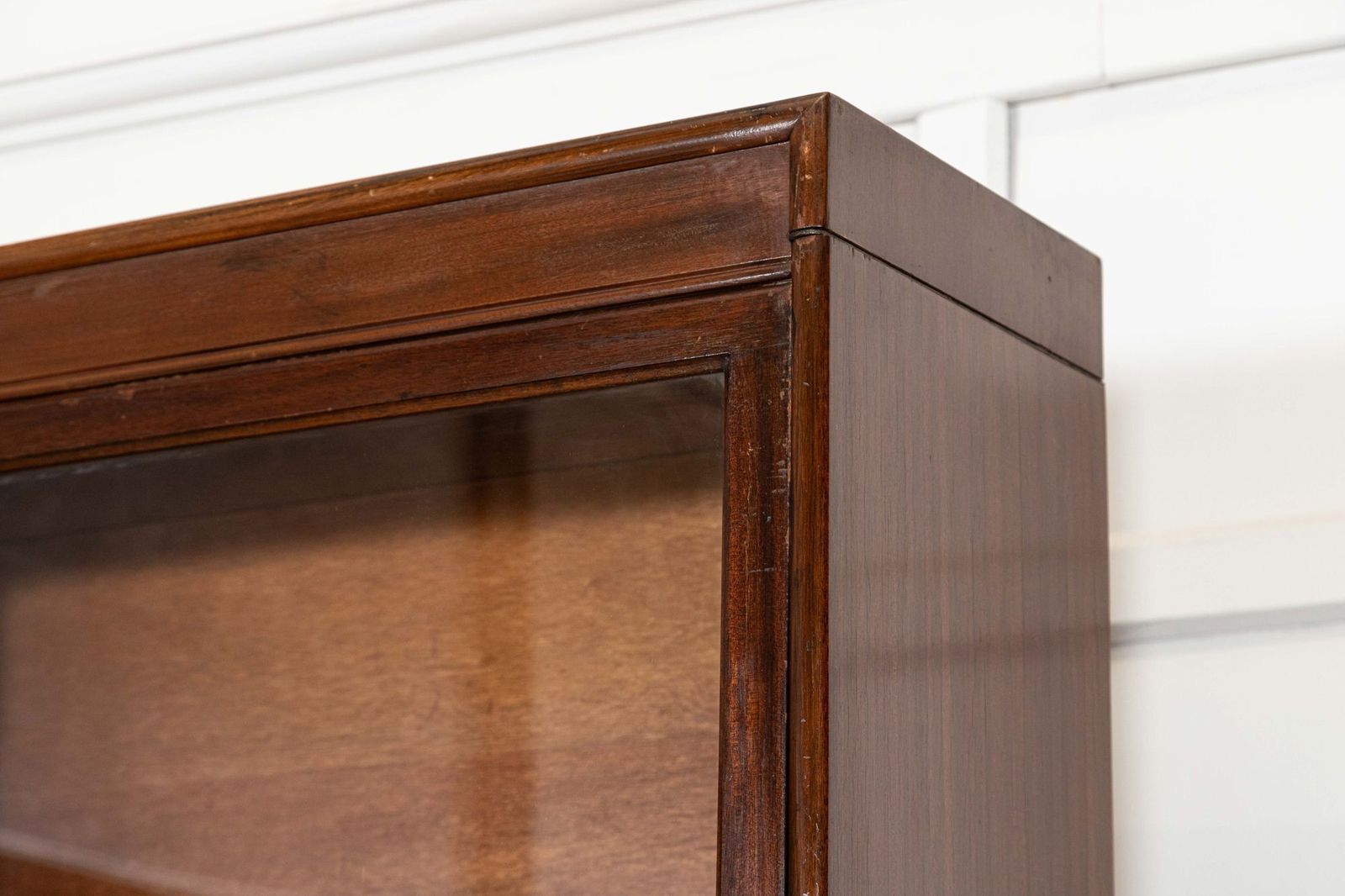 photo vinterior Large Gunn Mahogany Glazed Sectional Bookcase