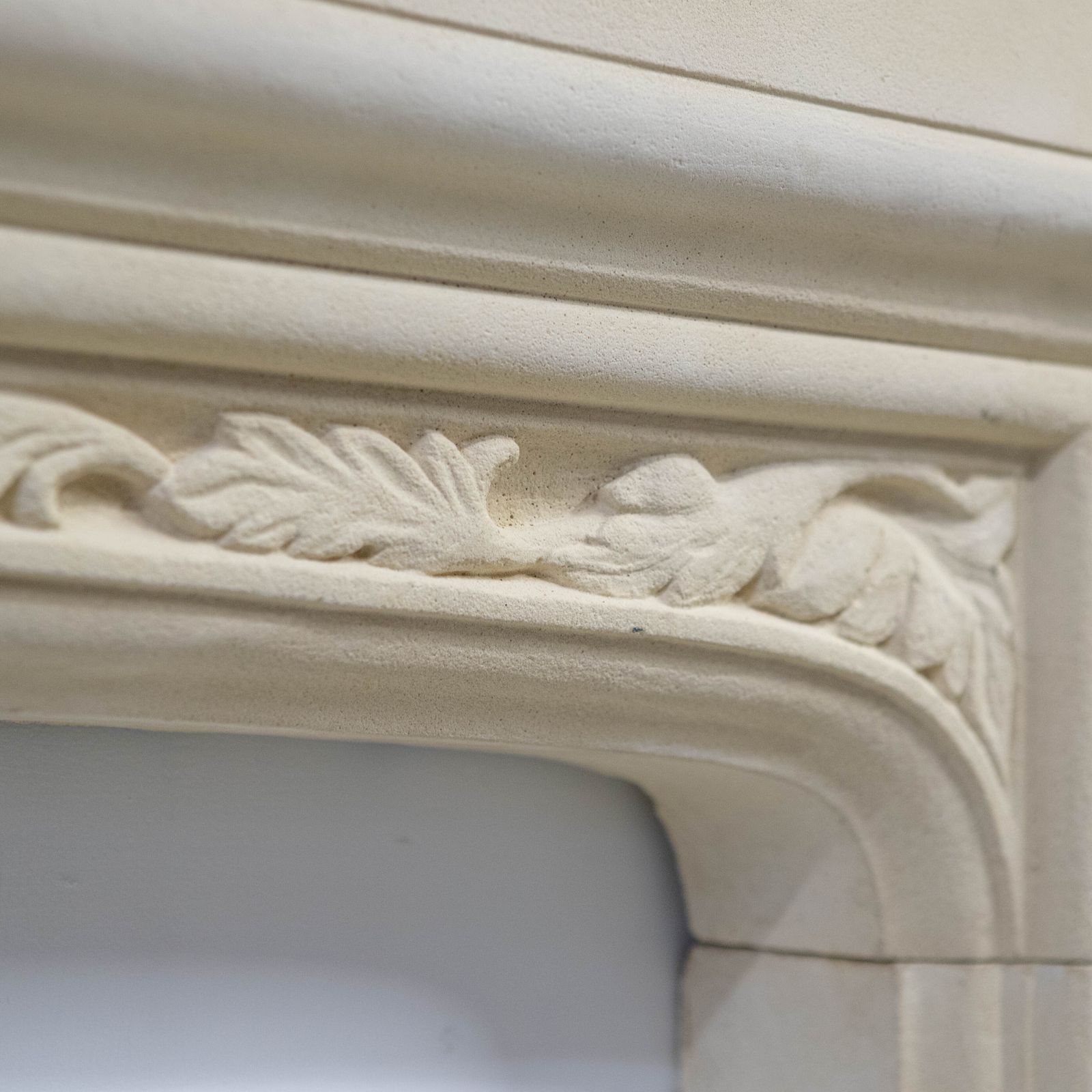 Reclaimed Gothic Revival Style Stone Fireplace Surround With Hearth photo Home Fixtures