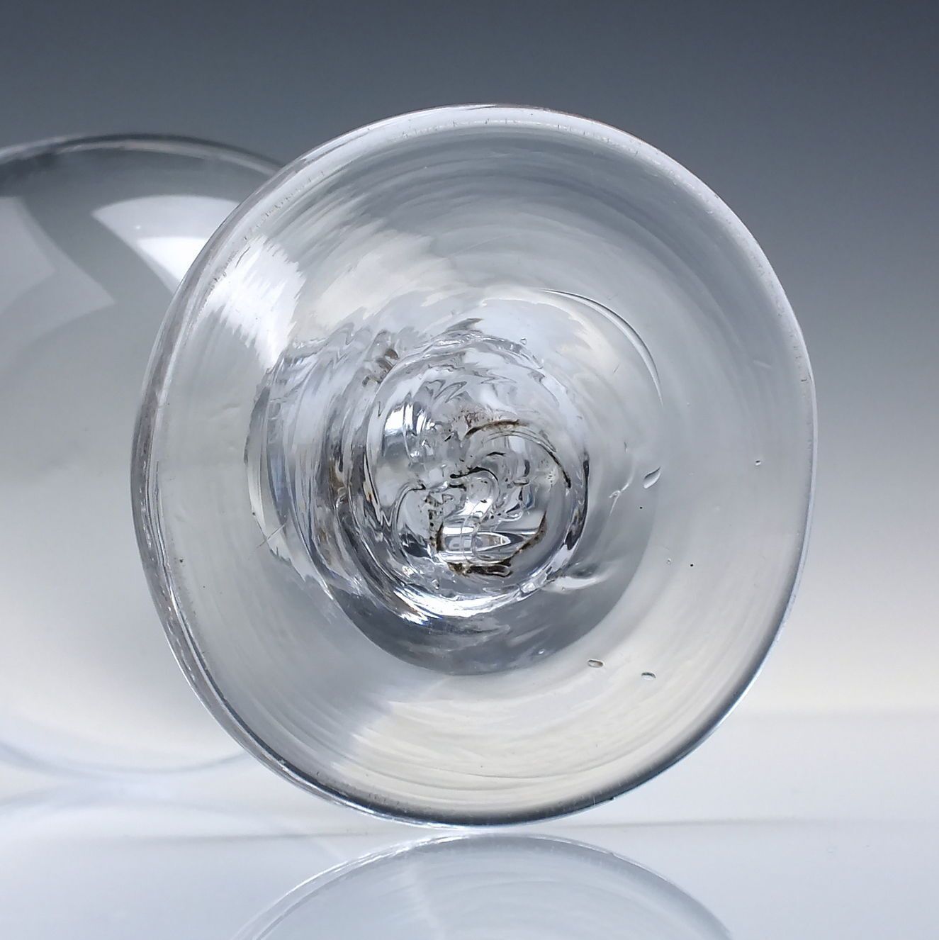 Pair Georgian Ovoid Bowl Glass Rummers C1800 photo Home Decor