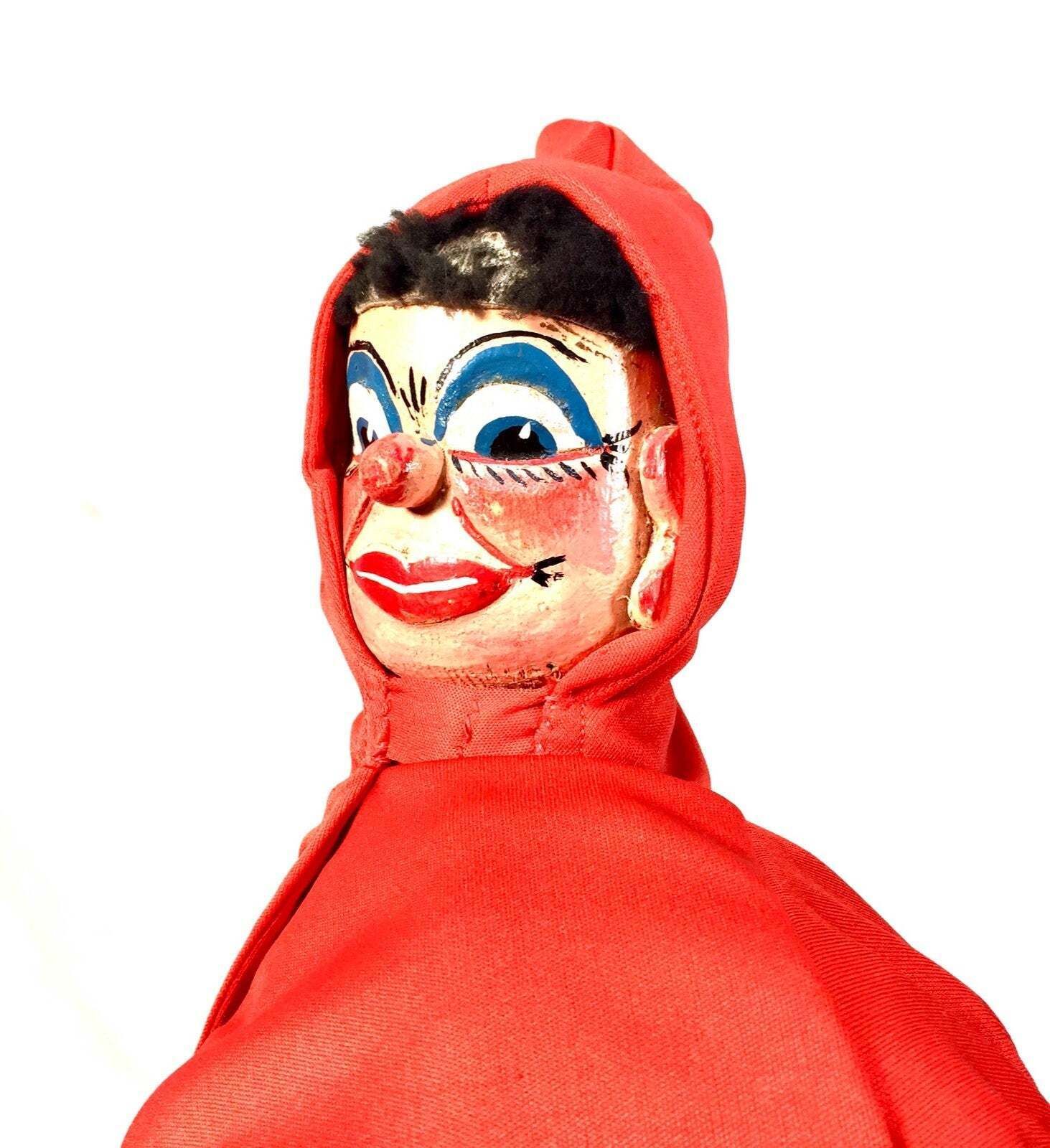 Antique Set Of Little Red Riding Hood Character Hand Puppets By Joe Parsonage photo 629.0