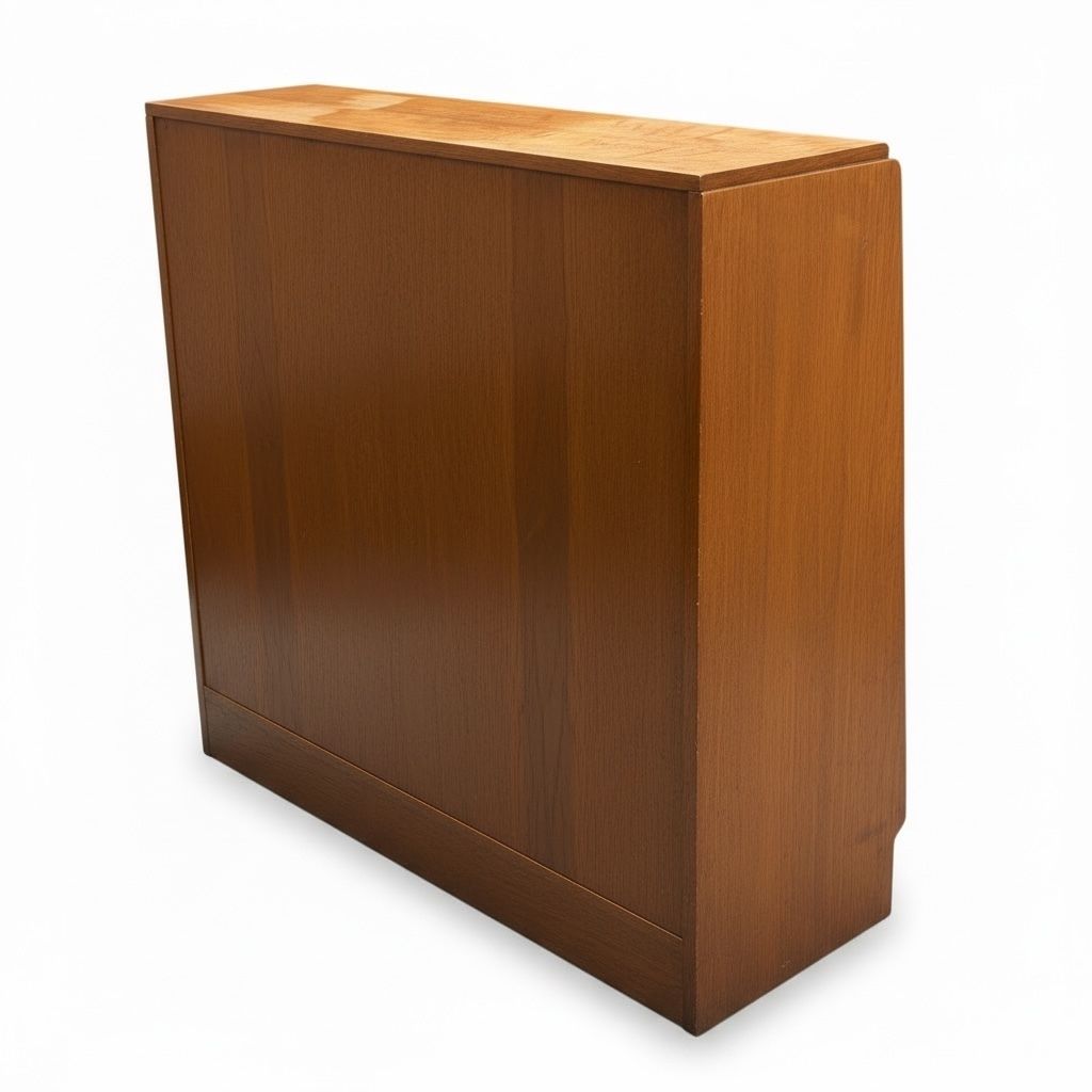 photo furniture Early Gplan Oak Display Cabinet / Bookcase Brandon Range, C.1953–1957.