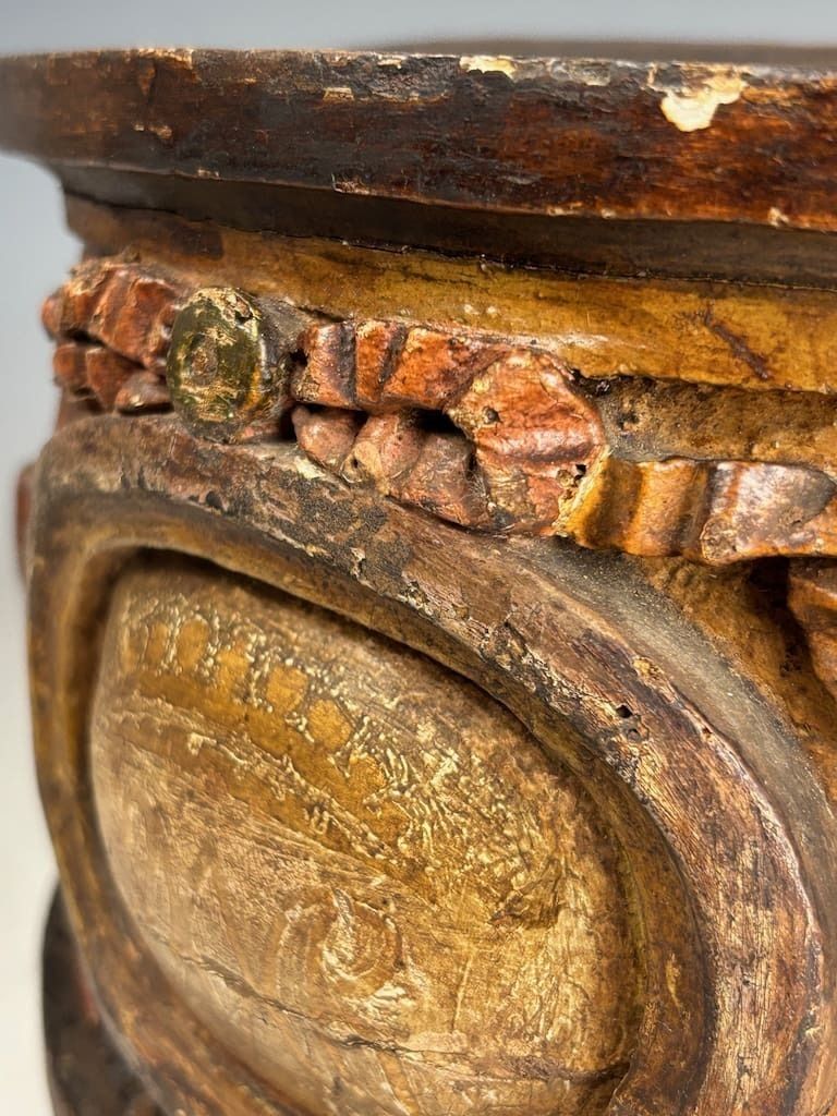 Antique Church Wall Sconce Or Stand – Ornate Display For Figures photo furniture