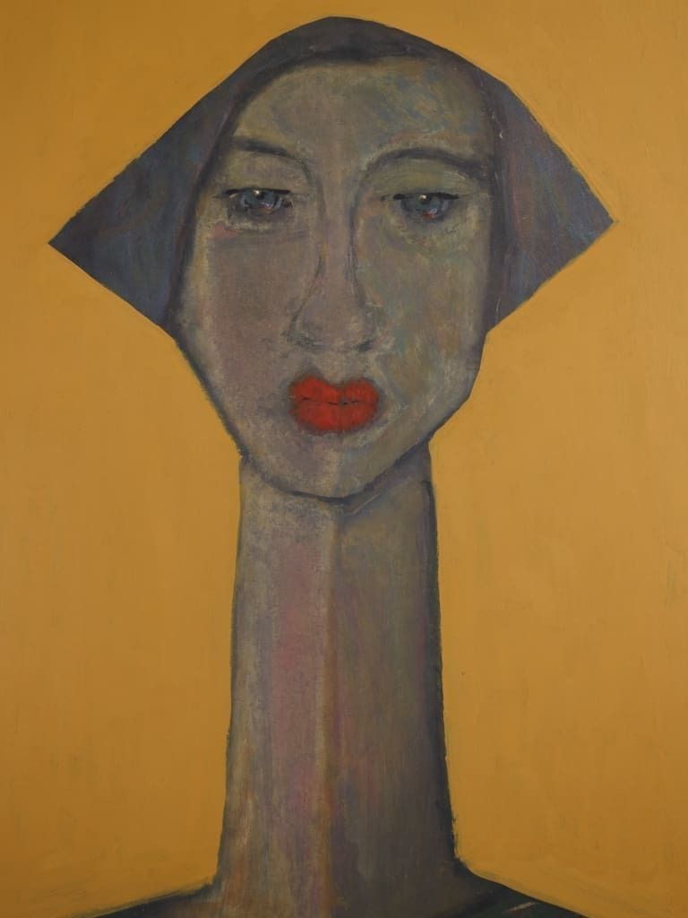 Art | Head Mistress — Masterful Modernist Painting By Harry Charles Tim (Framed & Signed) photo 1850.0