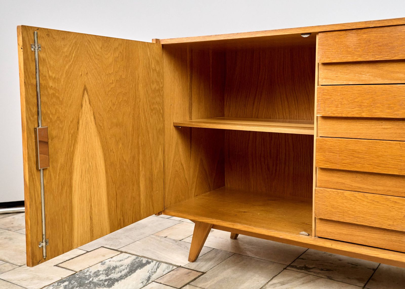 photo for sale Vintage Sideboard U 458 By Jiří Jiroutek For Interiér Praha, 1960s