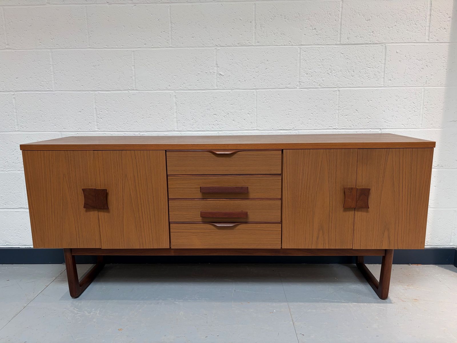 Mid Century Teak Europa Furniture Sideboard
