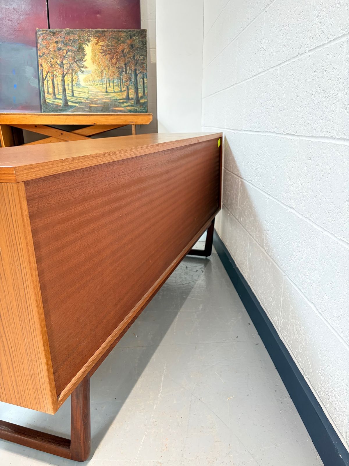 photo vintage Mid Century Teak Europa Furniture Sideboard