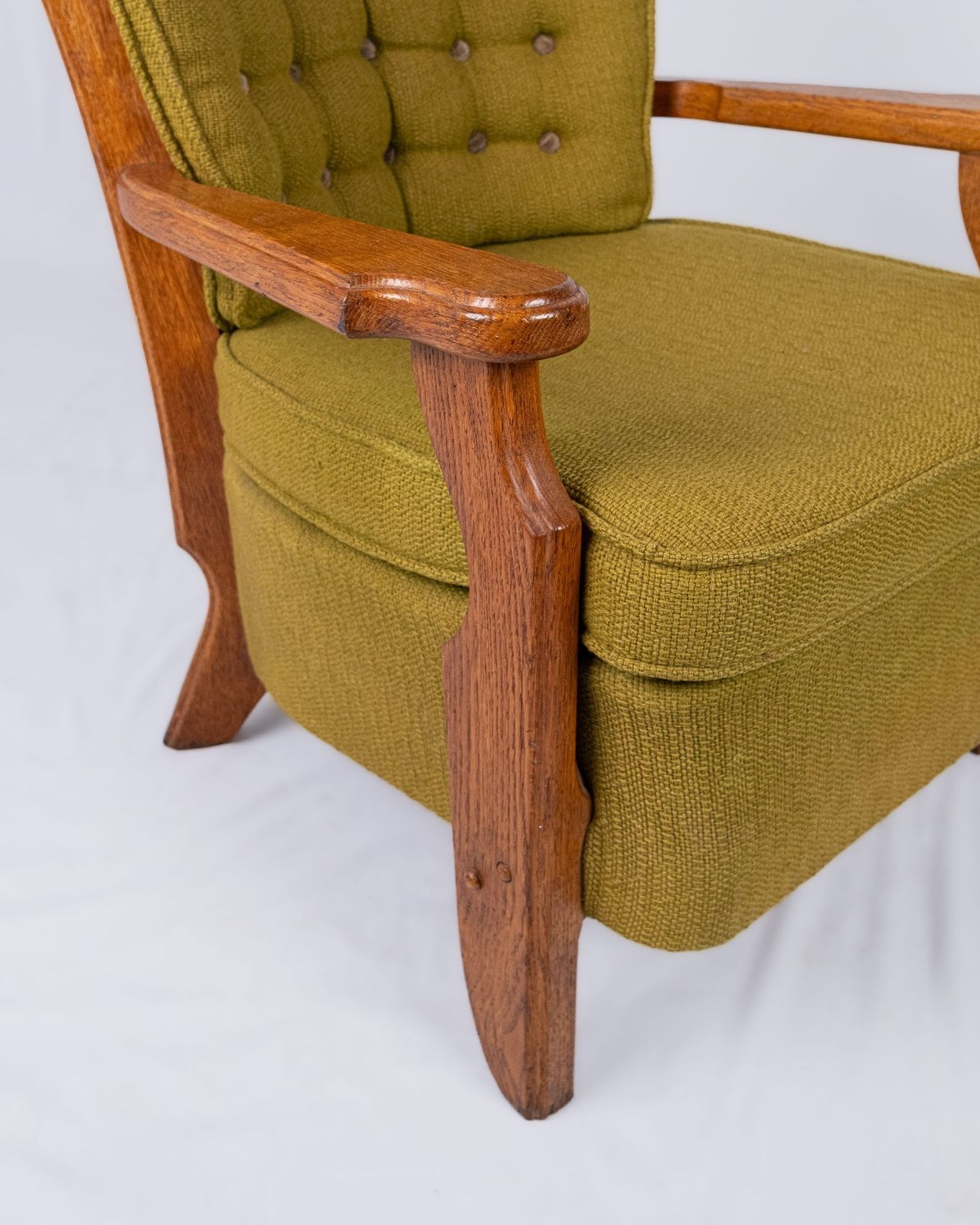 photo for sale Repos Armchair By Guillerme Et Chambron For Votre Maison, France, 1950s