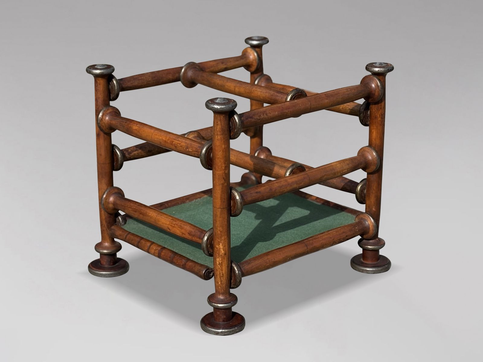Late 19th Century Walnut Magazine Rack