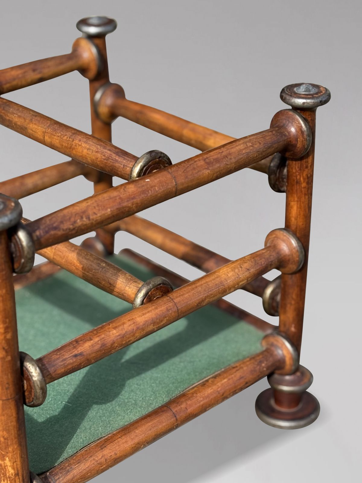 Late 19th Century Walnut Magazine Rack photo 980.0