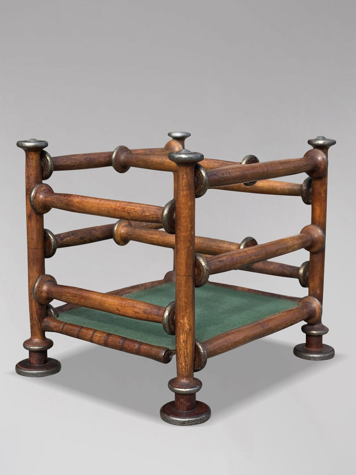 photo furniture Late 19th Century Walnut Magazine Rack