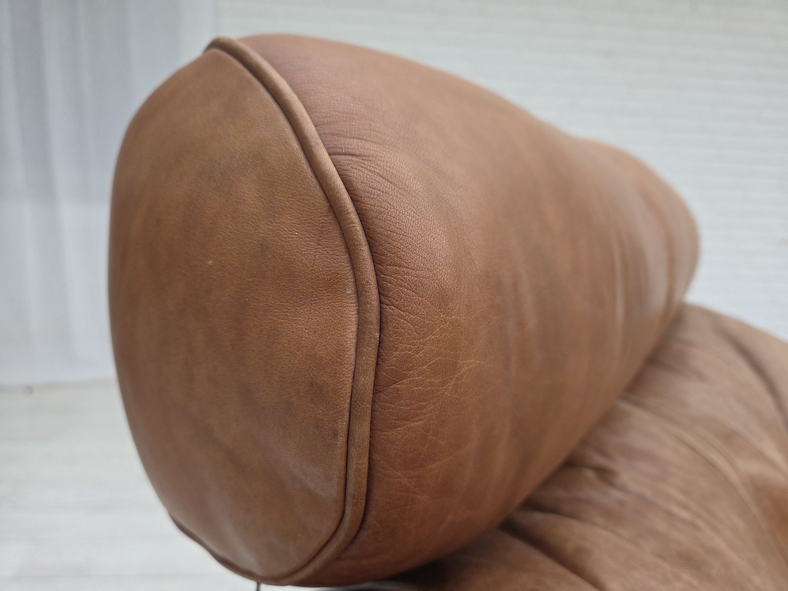 Jaren 1970, Noors Design Van Jan Erik Lindgren, Fauteuil Model "Amazon" photo vintage