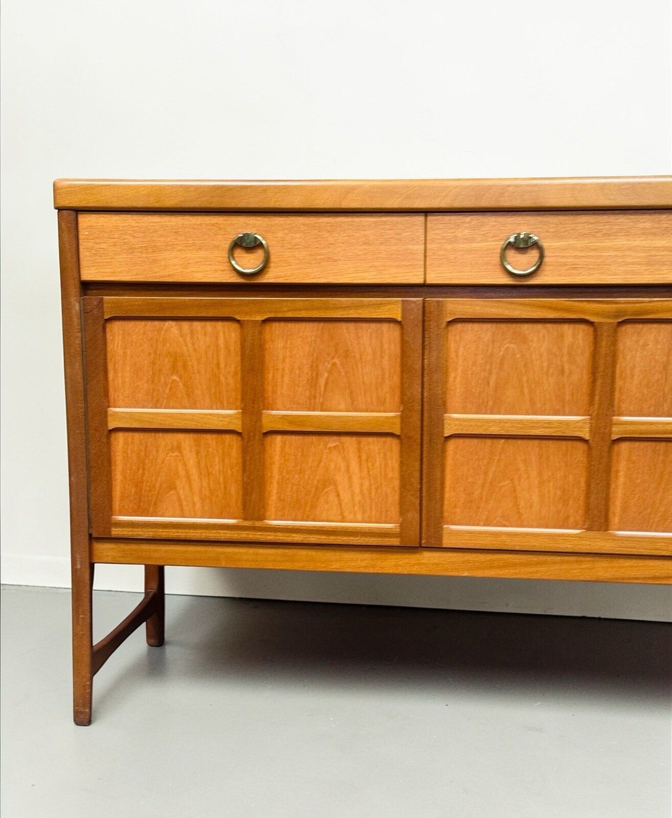 Nathan Teak Sideboard Squares Range Mid Century Retro C1960s Rare photo furniture