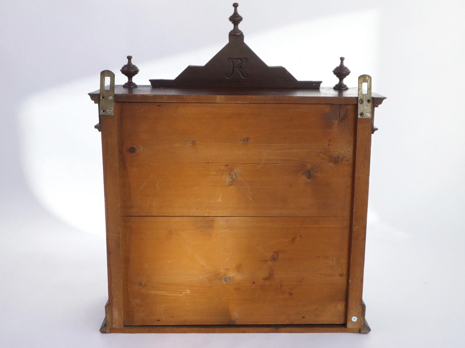 photo buy Art Nouveau Cabinet With Gothic Elements, Antique Wooden Altar Chip Carved, Old Shrine 1900's