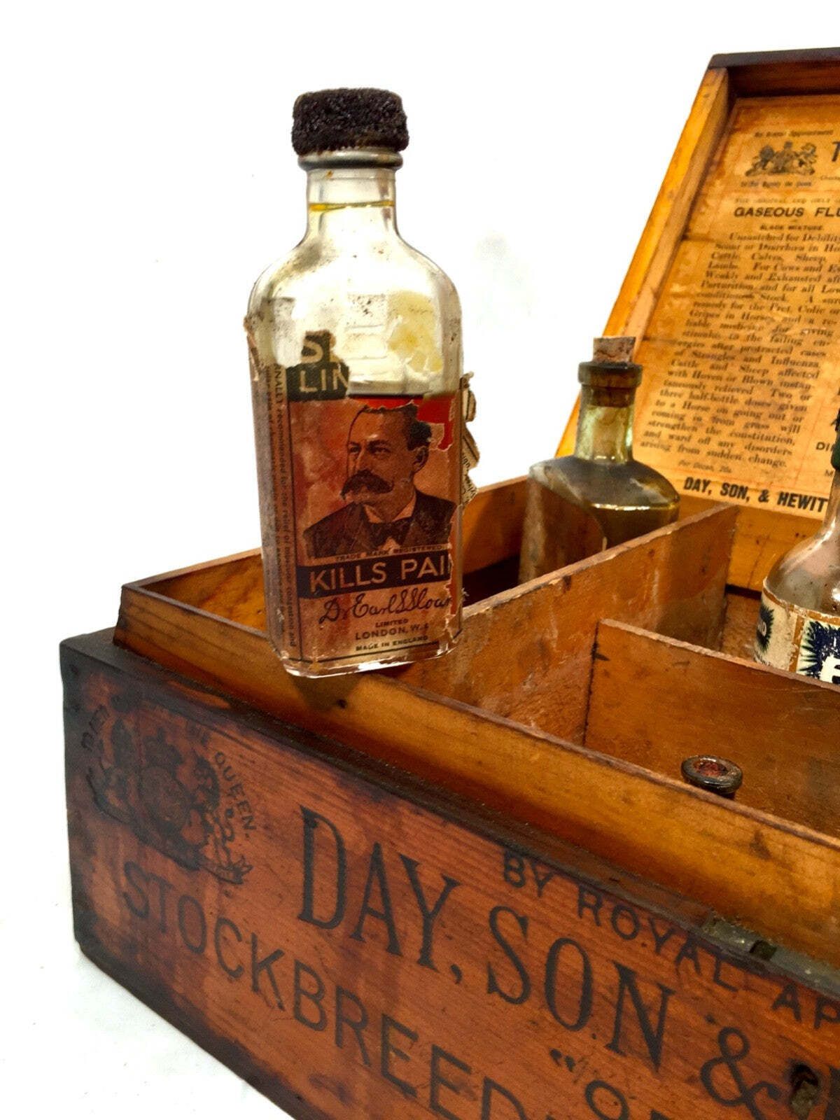 photo for sale Antique Victorian Veterinary Vets Medicine Chest For Livestock Day Son & Hewitt
