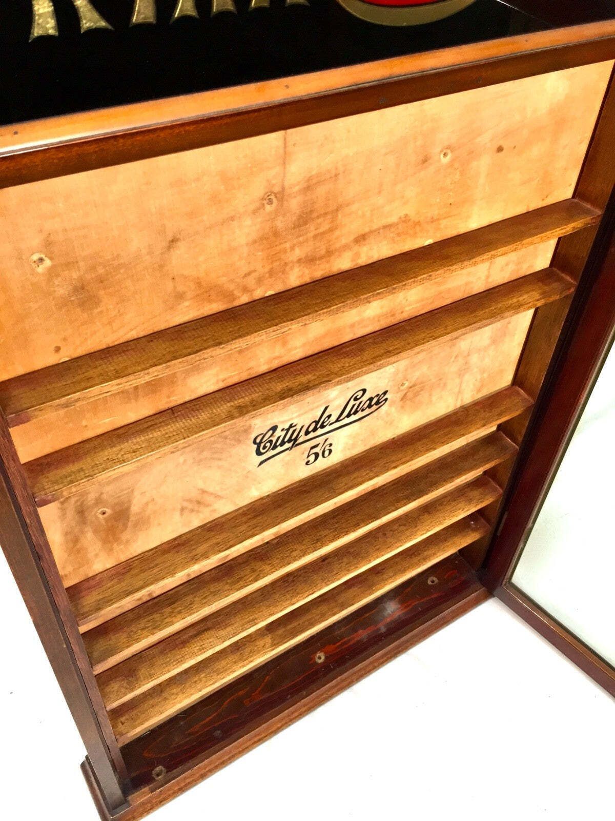 photo for sale Wooden & Glass Fronted Display Cabinet For Briar Gbd Pipes