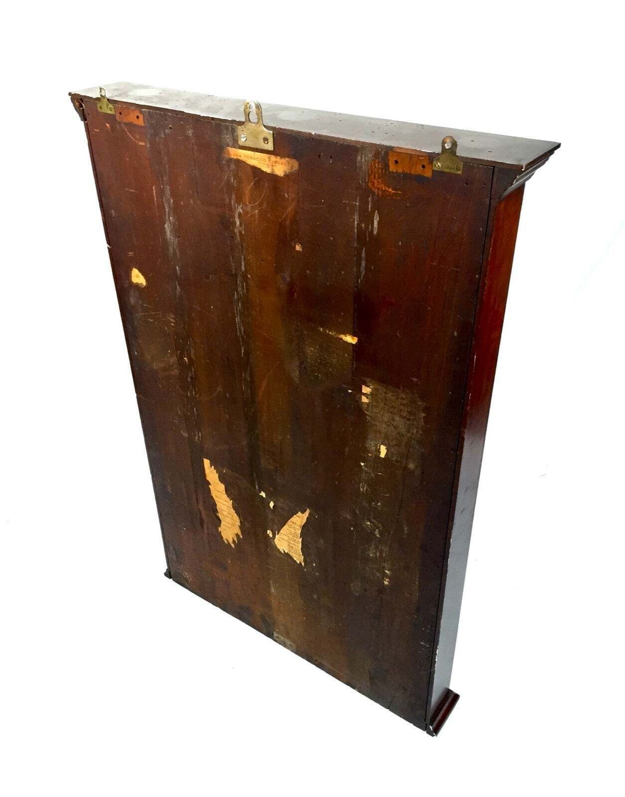 photo vinterior Wooden & Glass Fronted Display Cabinet For Briar Gbd Pipes