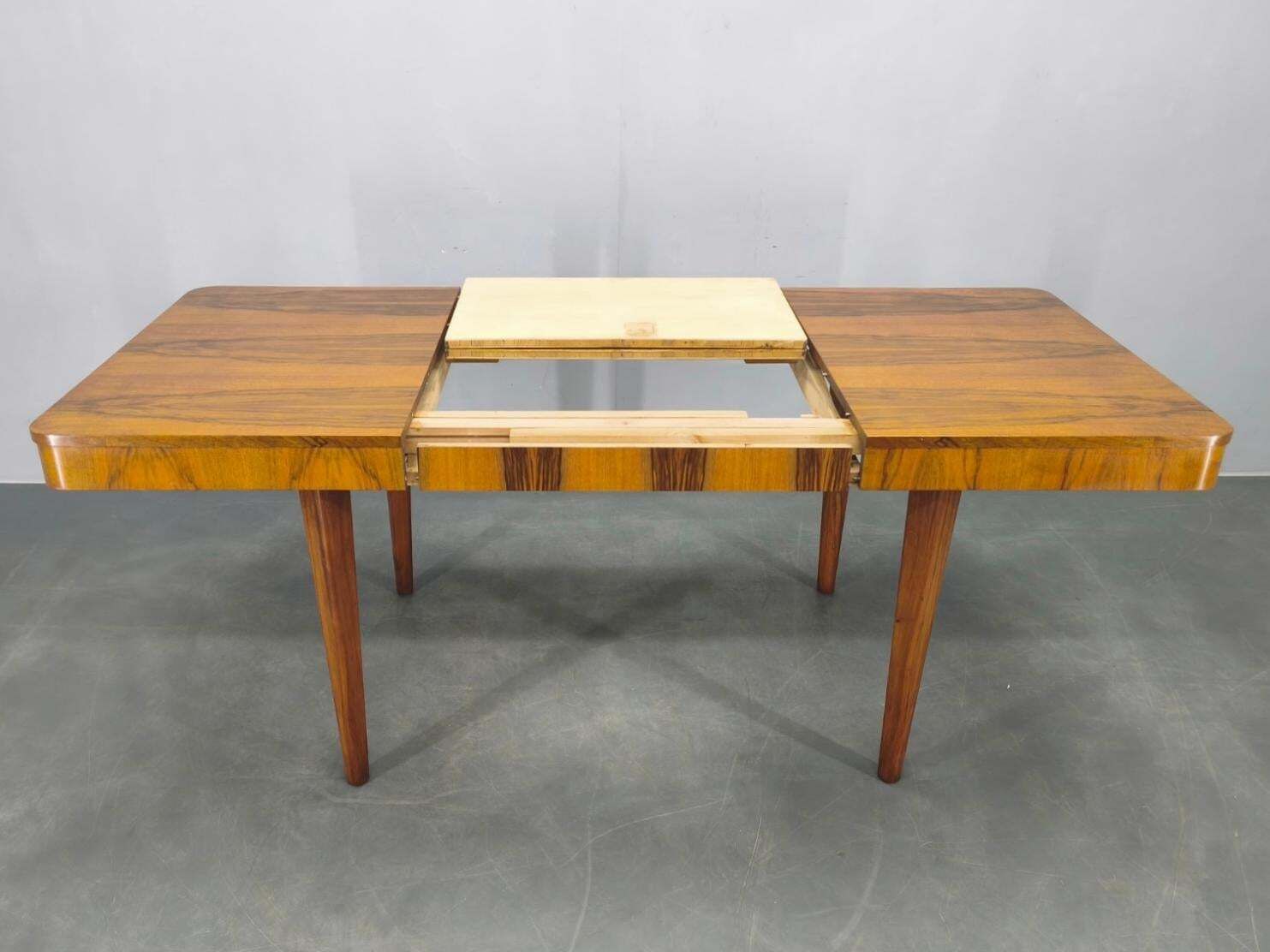 Furniture Mid Century Extendable Dining Table By Up Závody, Czechoslovakia 1950s photo
