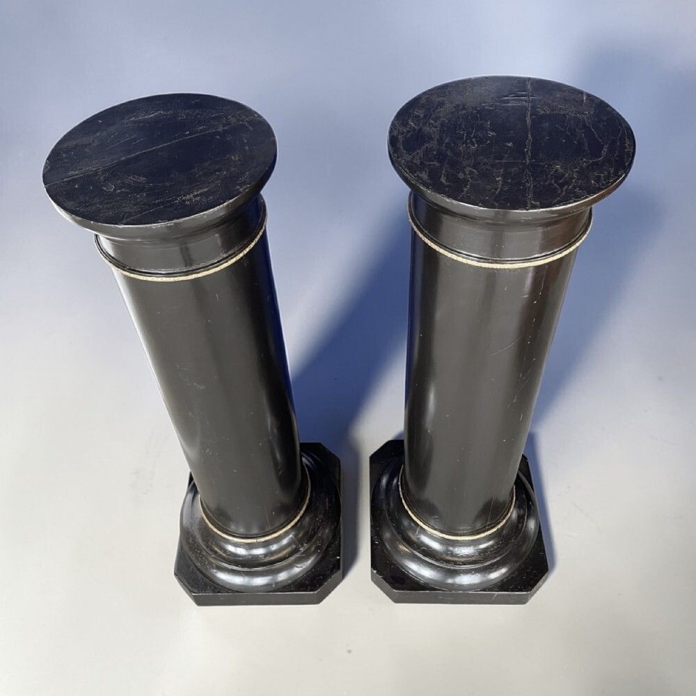 Quality Pair Of 19th Century Pedestals / Columns. photo Home Decor