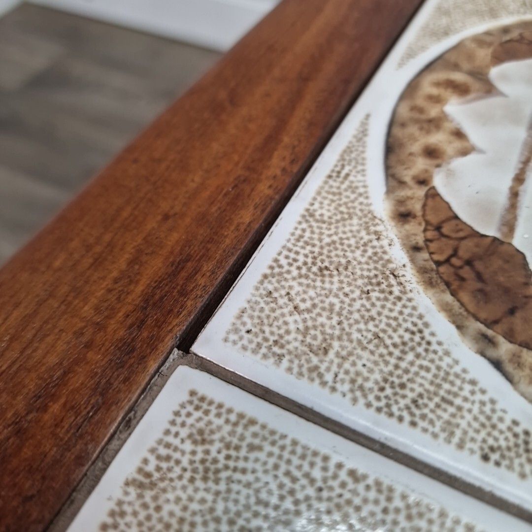 photo furniture Vintage G Plan Coffee Table Mid Century Teak Tile Topped  Scandi Retro Tiles