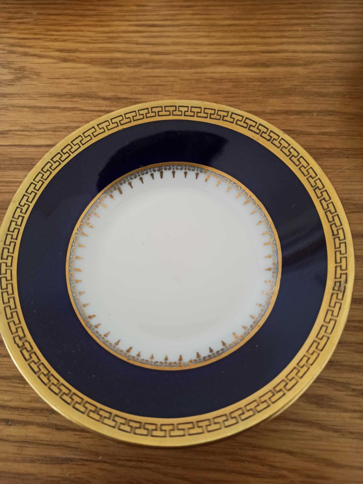 Vintage Epiag Royal, Cobalt Blue Small Cups And Saucers. Vintage. Very Good Condition. photo 95.0