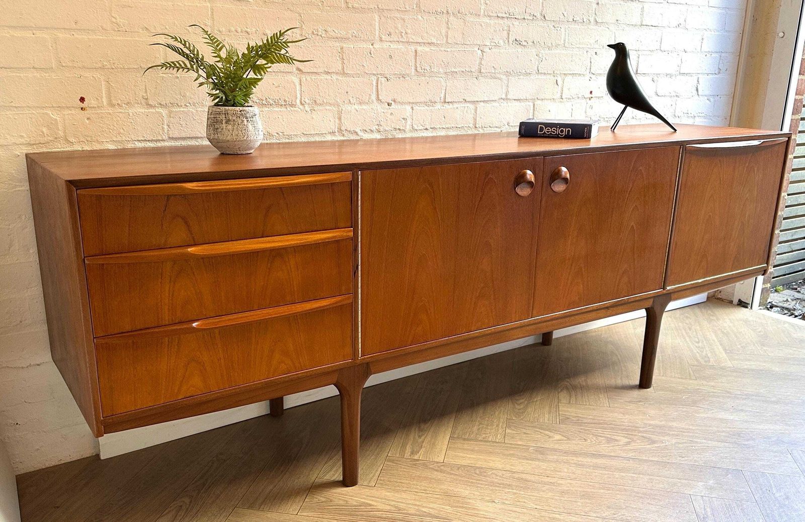 McIntosh Of Kirkcaldy ‘Dunfermline’ 1960’s Teak Sideboard Refinished Mid Century photo furniture