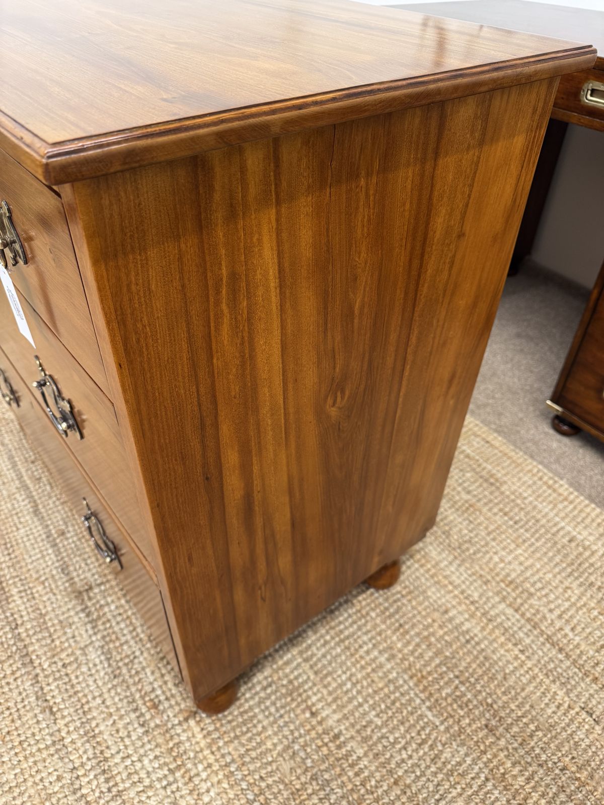 Edwardian Golden Satin Chest Of Drawers photo vinterior