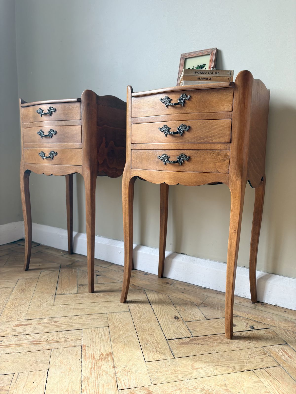 Antique French  Louis XV Pair Of Bedside Tables photo furniture