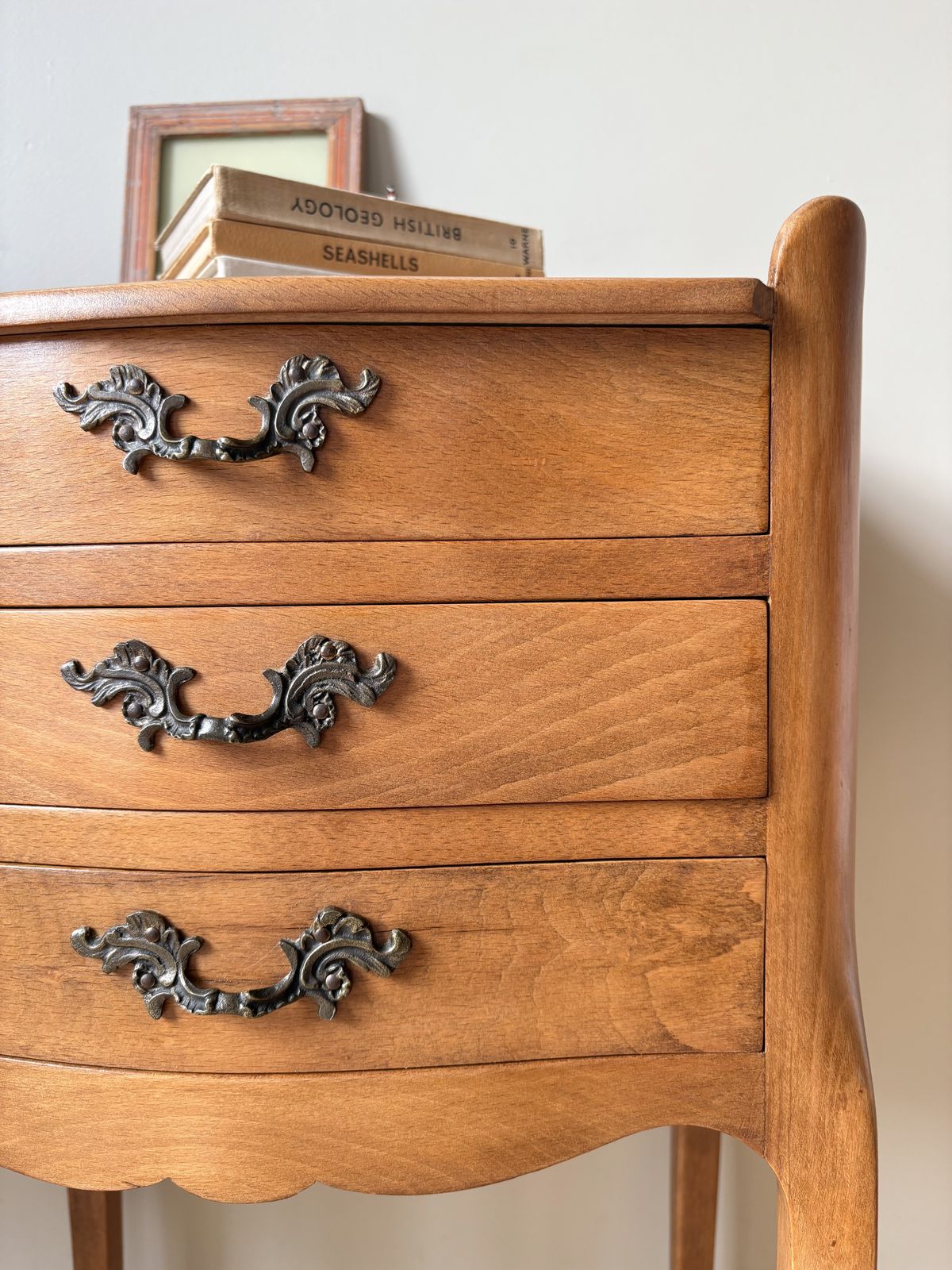 900.0 Antique French  Louis XV Pair Of Bedside Tables photo