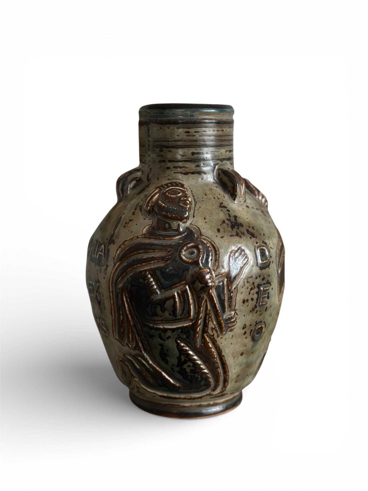 Jais Nielsen (1885 1961). Vase, Royal Copenhagen, Stoneware, Sung Glaze, Denmark. photo for sale